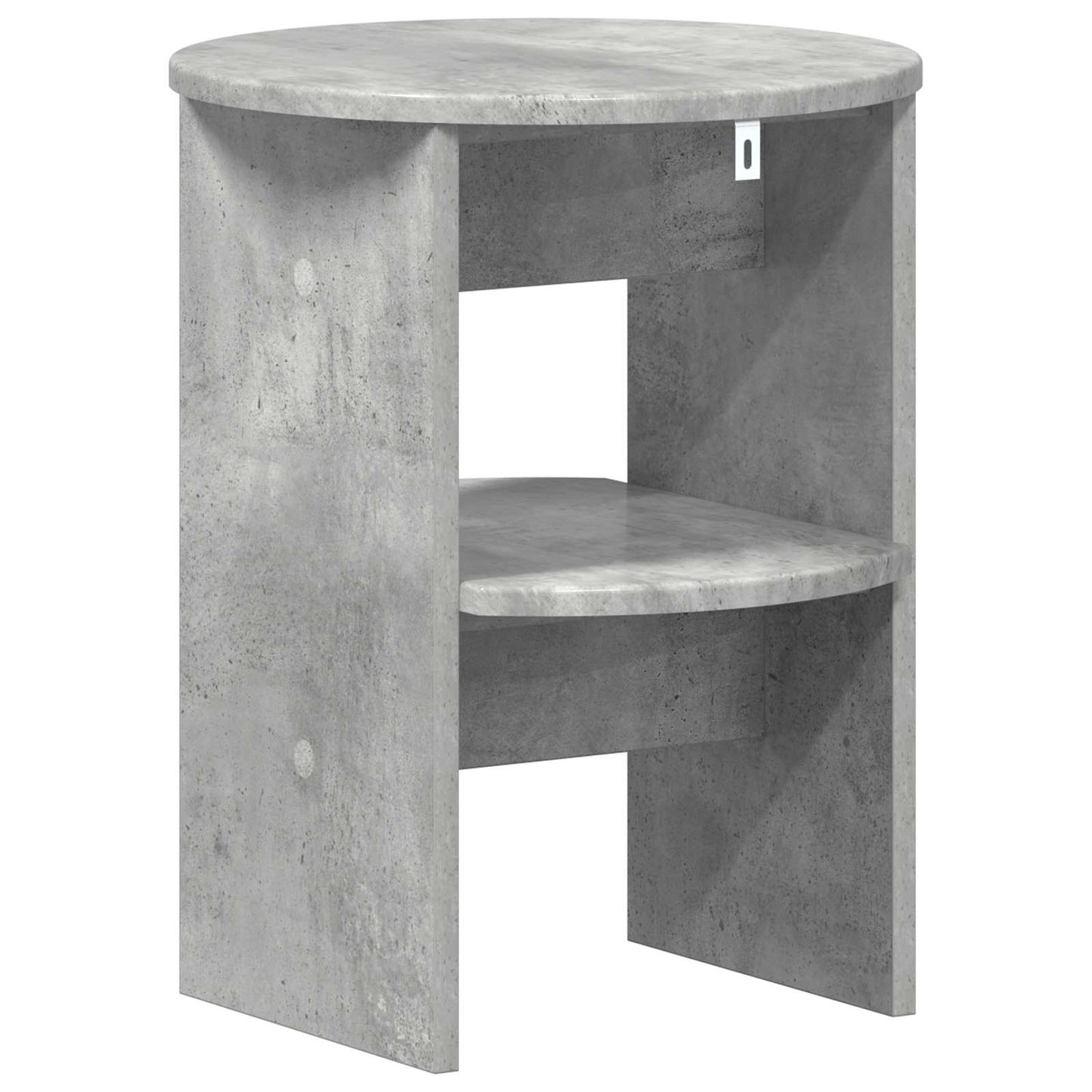 Mobile laterale 2 pcs Grigio Cemento Ø40 x 50 cm