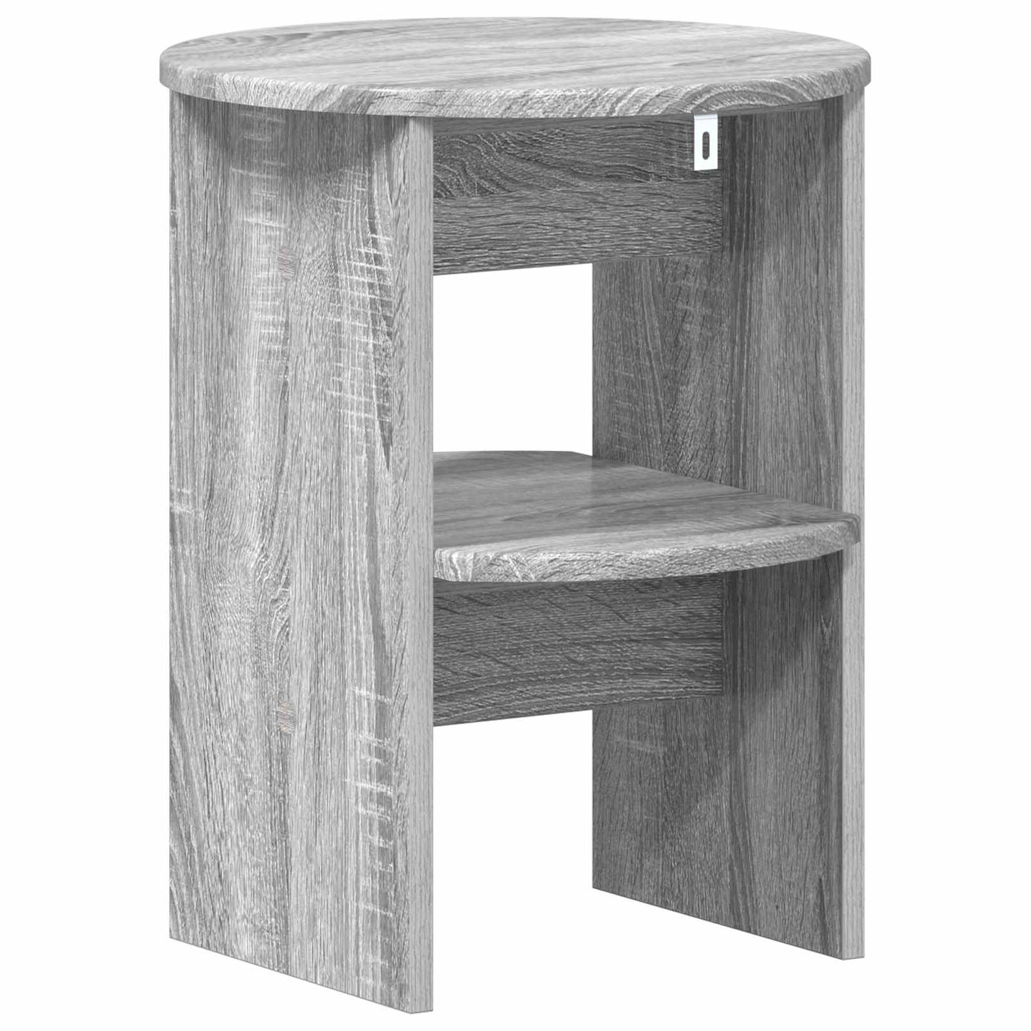 Mobile laterale 2 pcs Sonoma grigia Ø40 x 50 cm