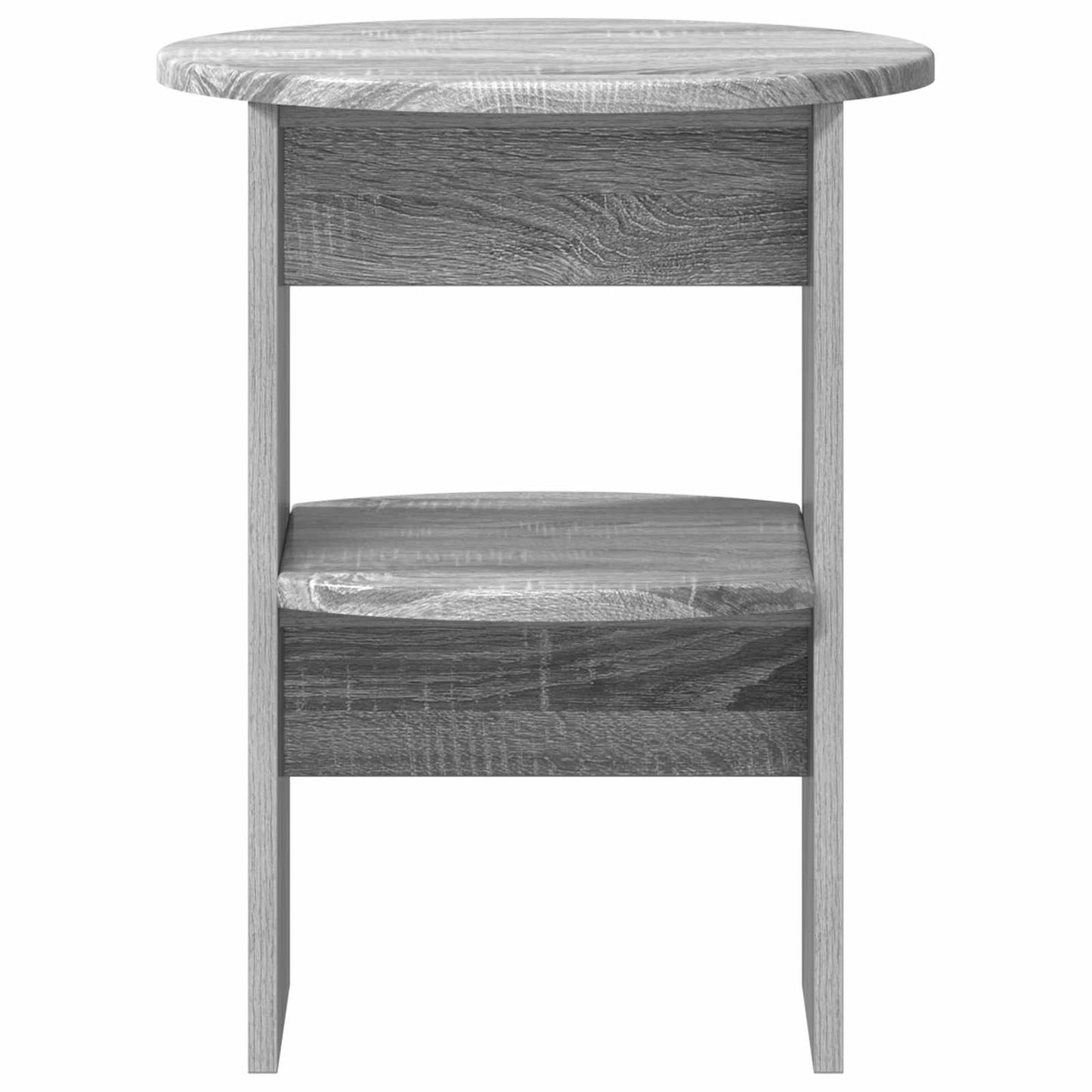 Mobile laterale 2 pcs Sonoma grigia Ø40 x 50 cm