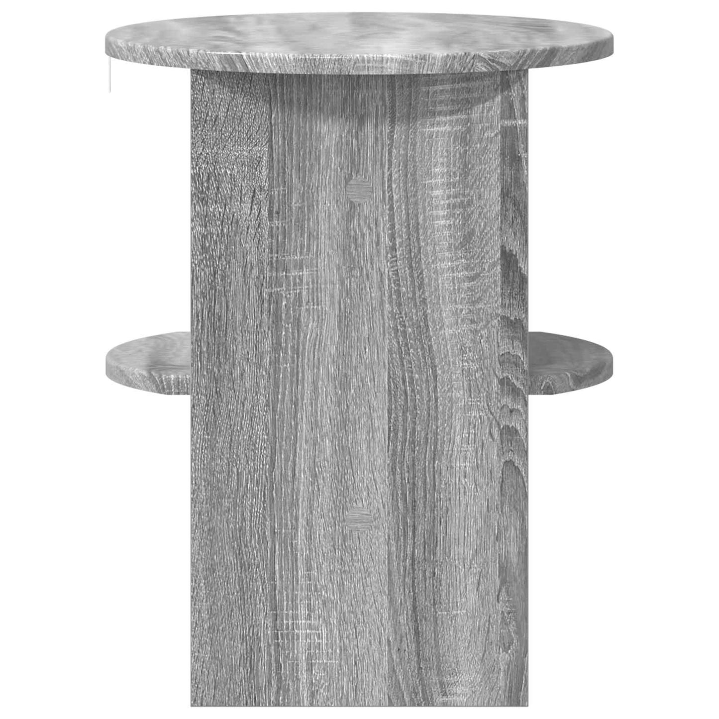 Mobile laterale 2 pcs Sonoma grigia Ø40 x 50 cm