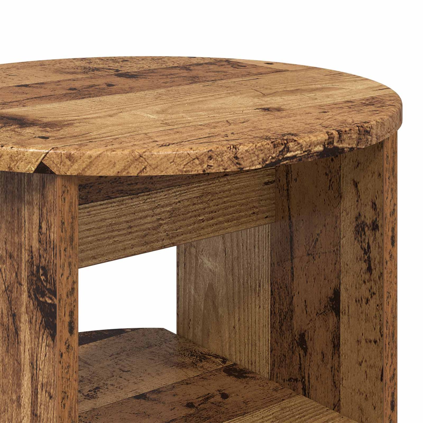 Mobile laterale Legno vecchio Ø40 x 50 cm Legno ingegnerizzato | homemem39