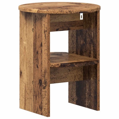 Mobile laterale 2 pcs Legno vecchio Ø40 x 50 cm