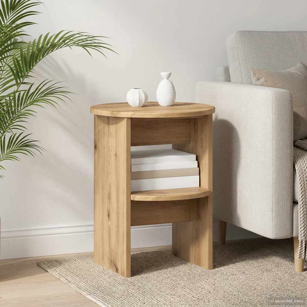 Mobile laterale 2 pcs Rovere Artigianale Ø40 x 50 cm
