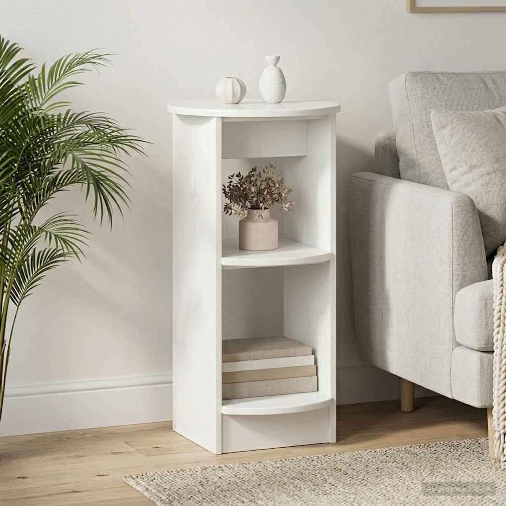 Mobile laterale Bianco Lucido Legno ingegnerizzato | homemem39