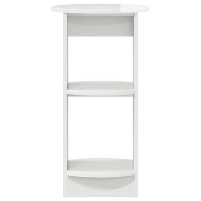 Mobile laterale Bianco Lucido Legno ingegnerizzato | homemem39