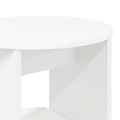 Mobile laterale Bianco 40 x 40 x 100 cm Legno ingegnerizzato
