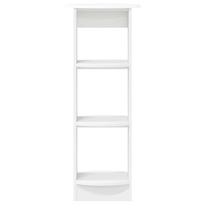 Mobile laterale Bianco 40 x 40 x 100 cm Legno ingegnerizzato