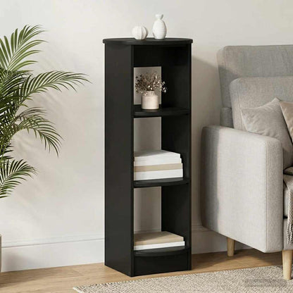 Mobile laterale Nero 40 x 40 x 100 cm Legno ingegnerizzato