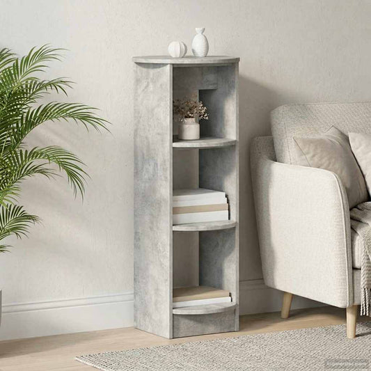 Mobile laterale Grigio Cemento 40 x 40 x 100 cm | homemem39