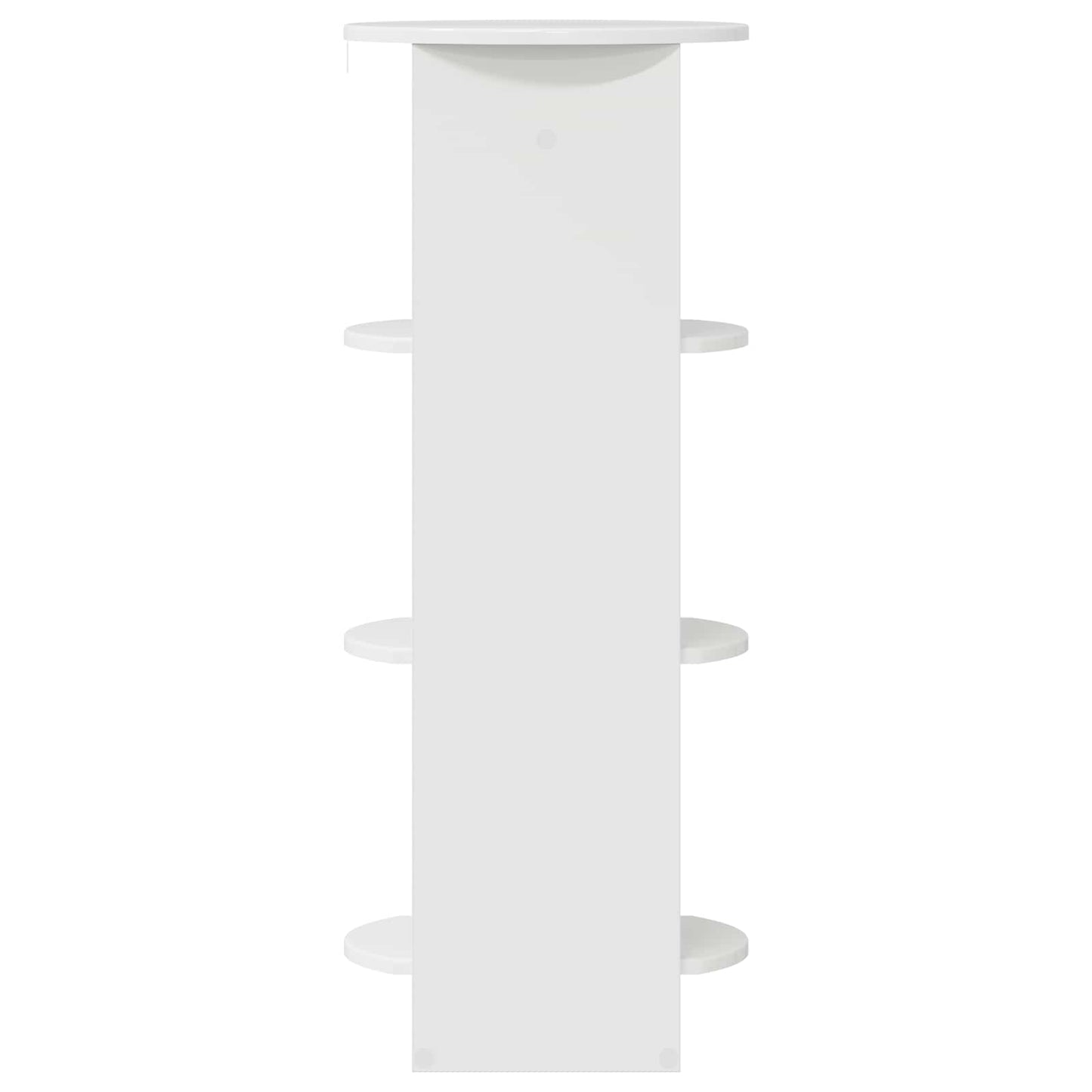 Mobile laterale Bianco Lucido 40 x 40 x 100 cm | homemem39