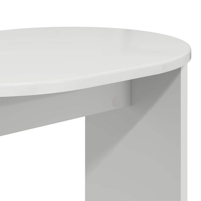 Tavolo laterale Bianco Lucido 50 x 39,5 x 55 cm | homemem39