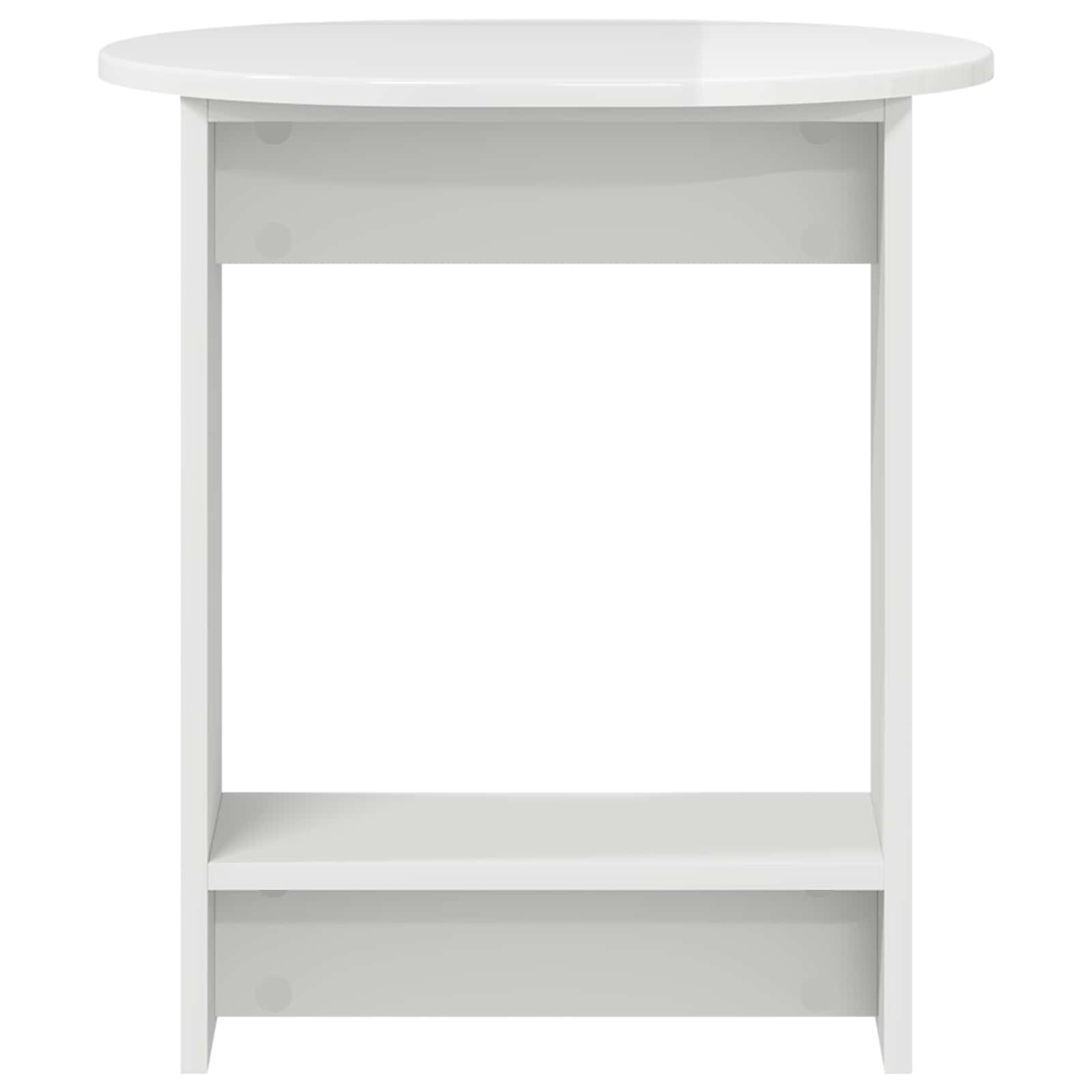 Tavolo laterale Bianco Lucido 50 x 39,5 x 55 cm | homemem39