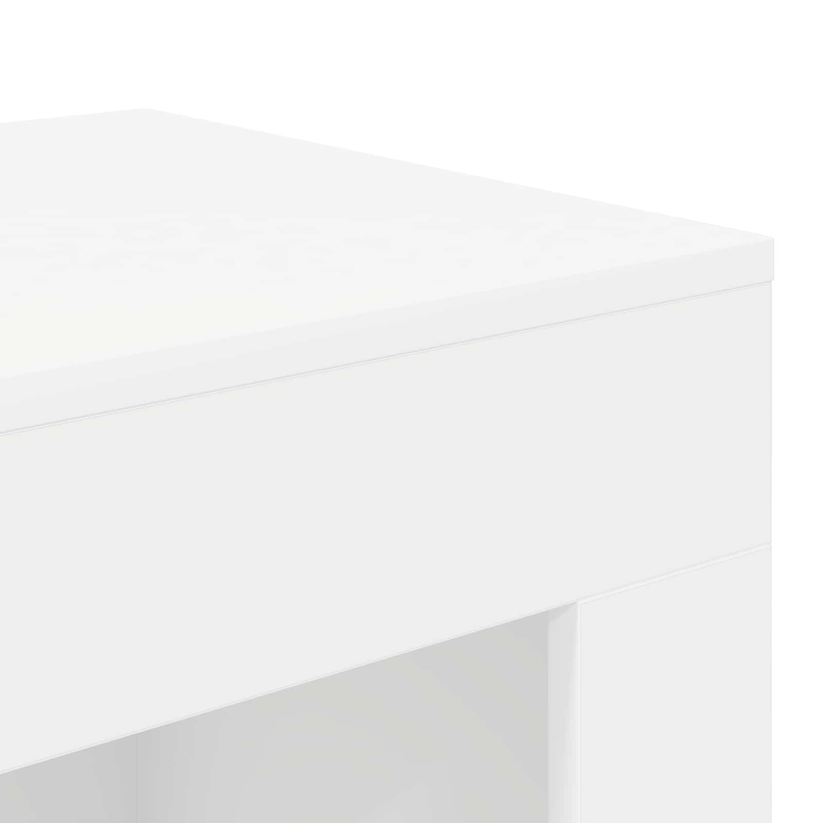 Tavolo laterale Bianco 60 x 40 x 65 cm Legno ingegnerizzato | homemem39