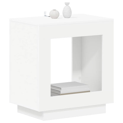 Tavolo laterale Bianco 60 x 40 x 65 cm Legno ingegnerizzato | homemem39