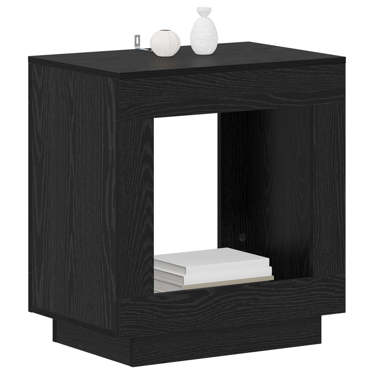 Tavolo laterale Rovere Nero 60 x 40 x 65 cm