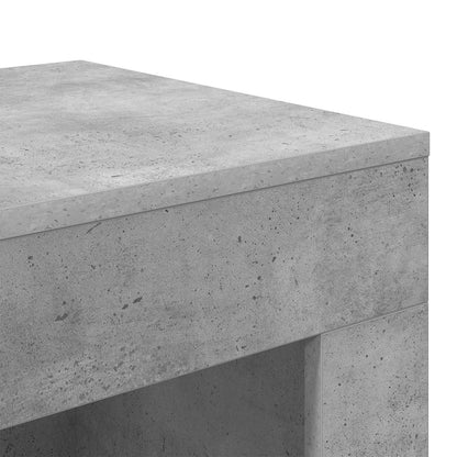 Tavolo laterale Grigio Cemento 60 x 40 x 65 cm | homemem39