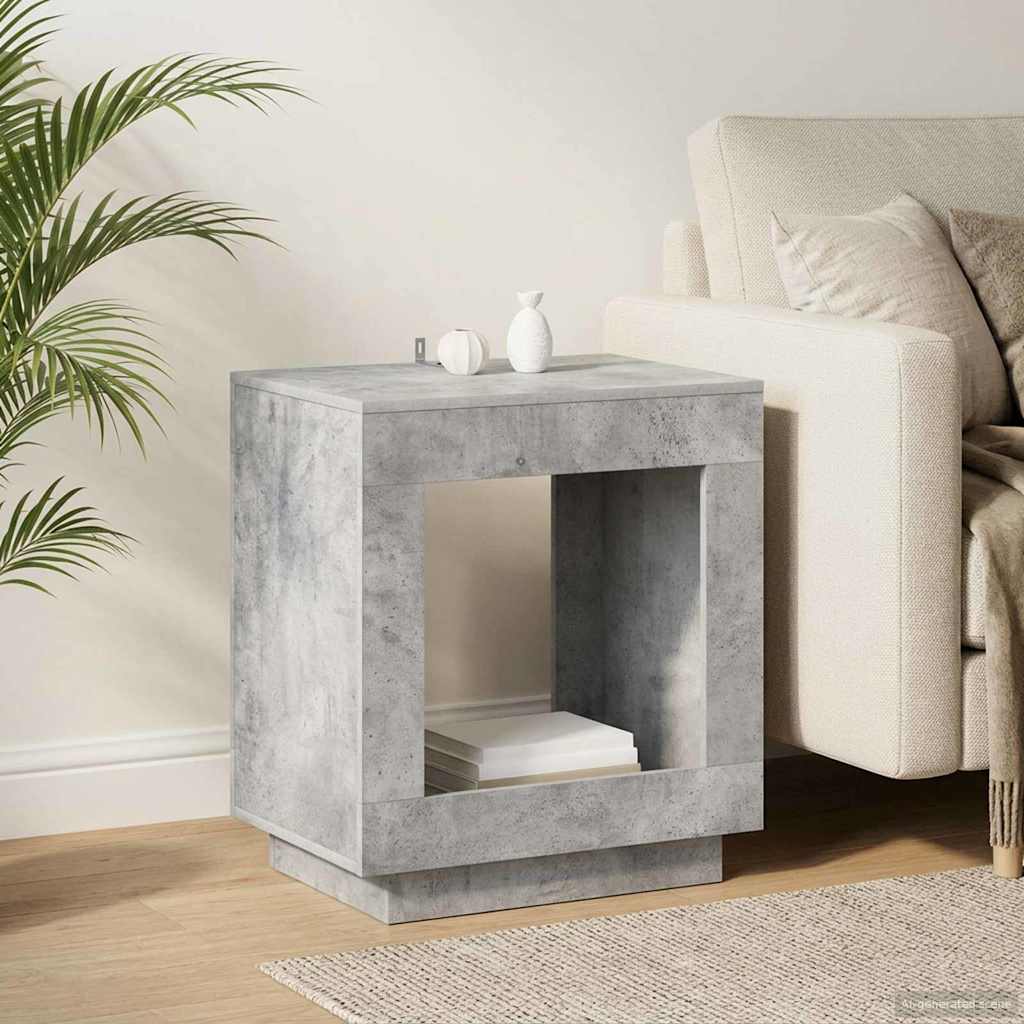Tavolo laterale Grigio Cemento 60 x 40 x 65 cm | homemem39