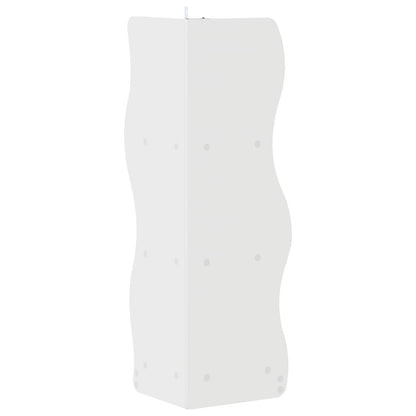 Mensola angolare Bianco 34 x 33 x 102 cm Legno ingegnerizzato