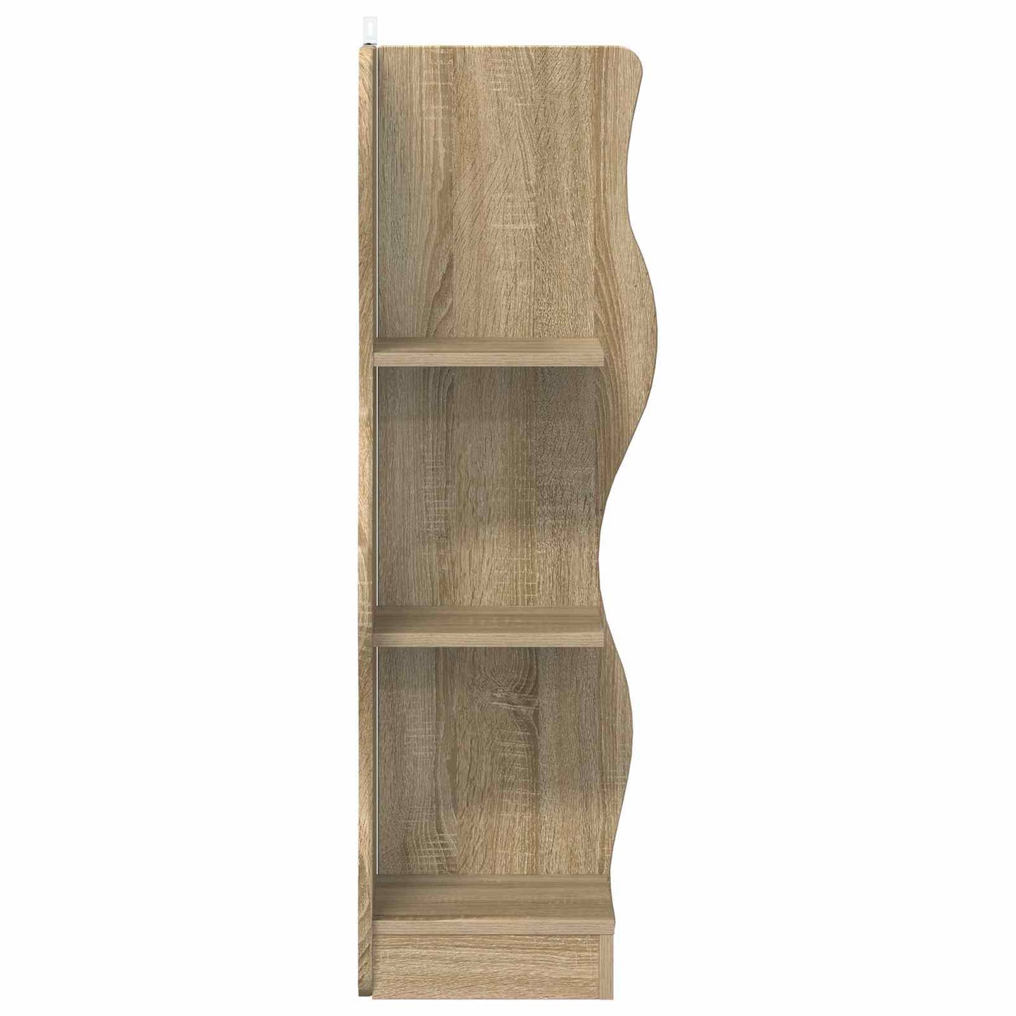 Mensola angolare con lo scaffale Rovere Sonoma 34 x 33 x 102 cm