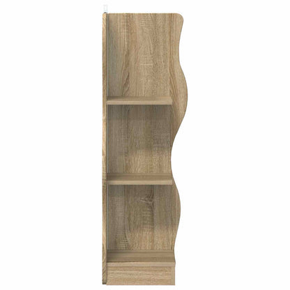 Mensola angolare con lo scaffale Rovere Sonoma 34 x 33 x 102 cm