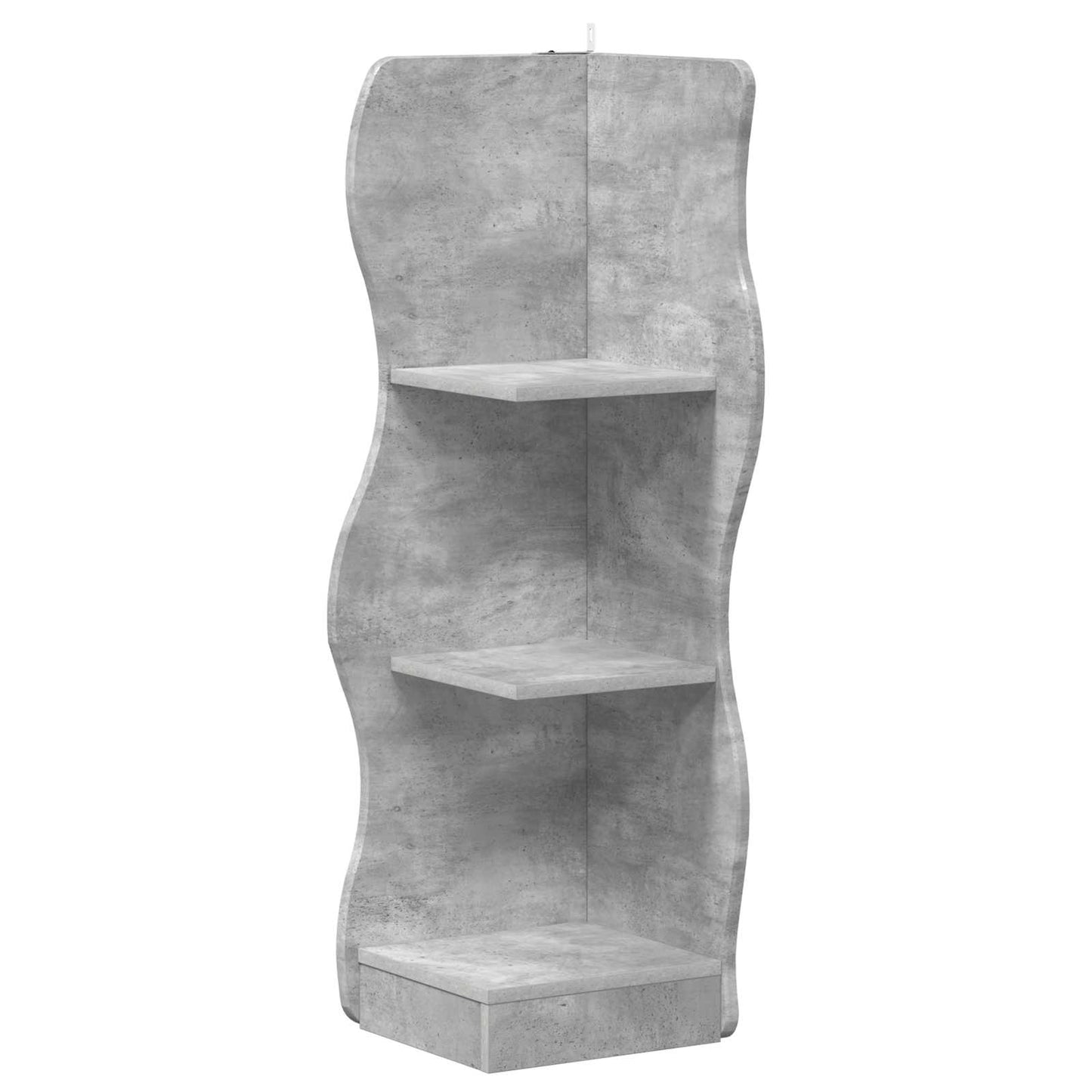 Mensola angolare Grigio Cemento 34 x 33 x 102 cm