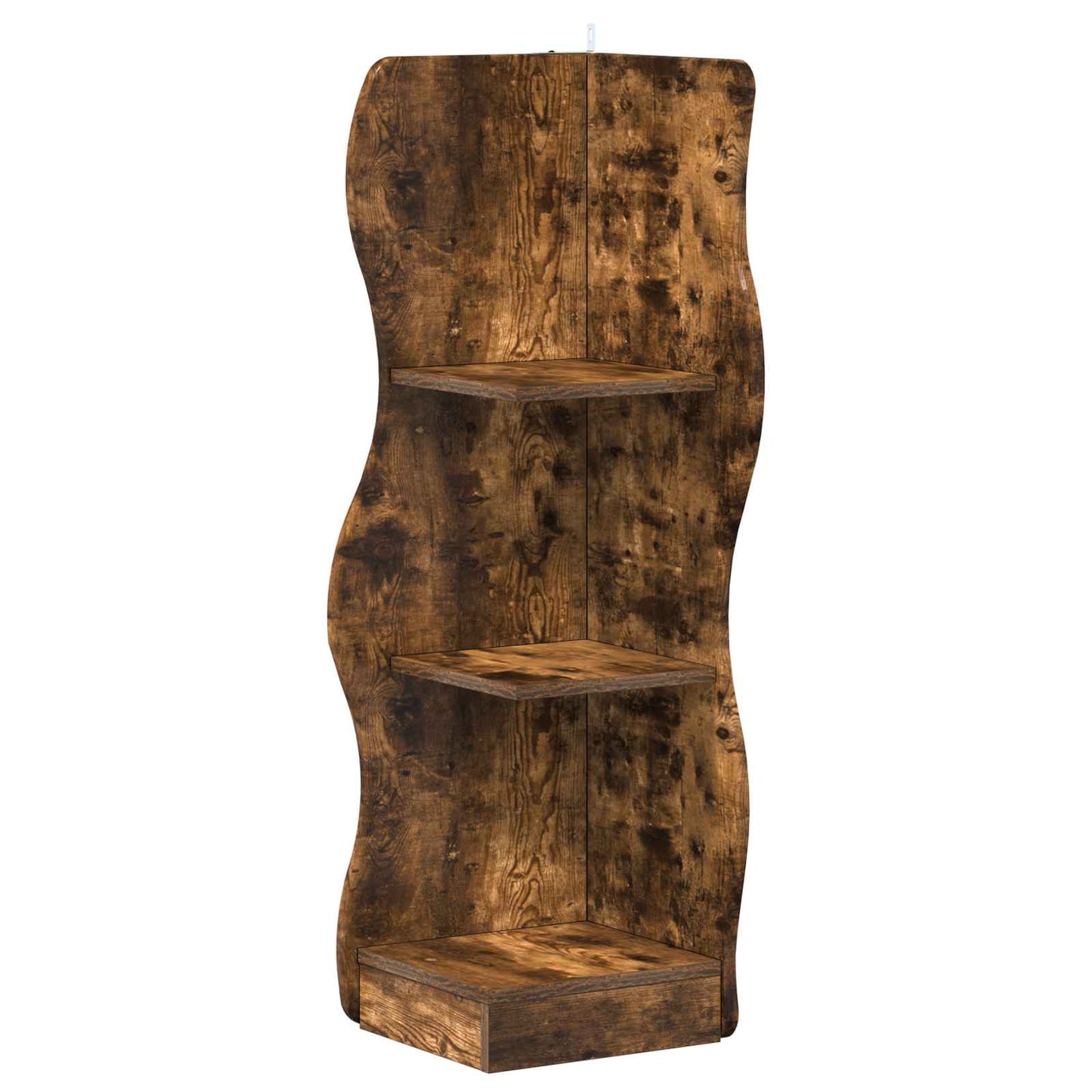 Mensola angolare con lo scaffale Rovere Fumo 34 x 33 x 102 cm