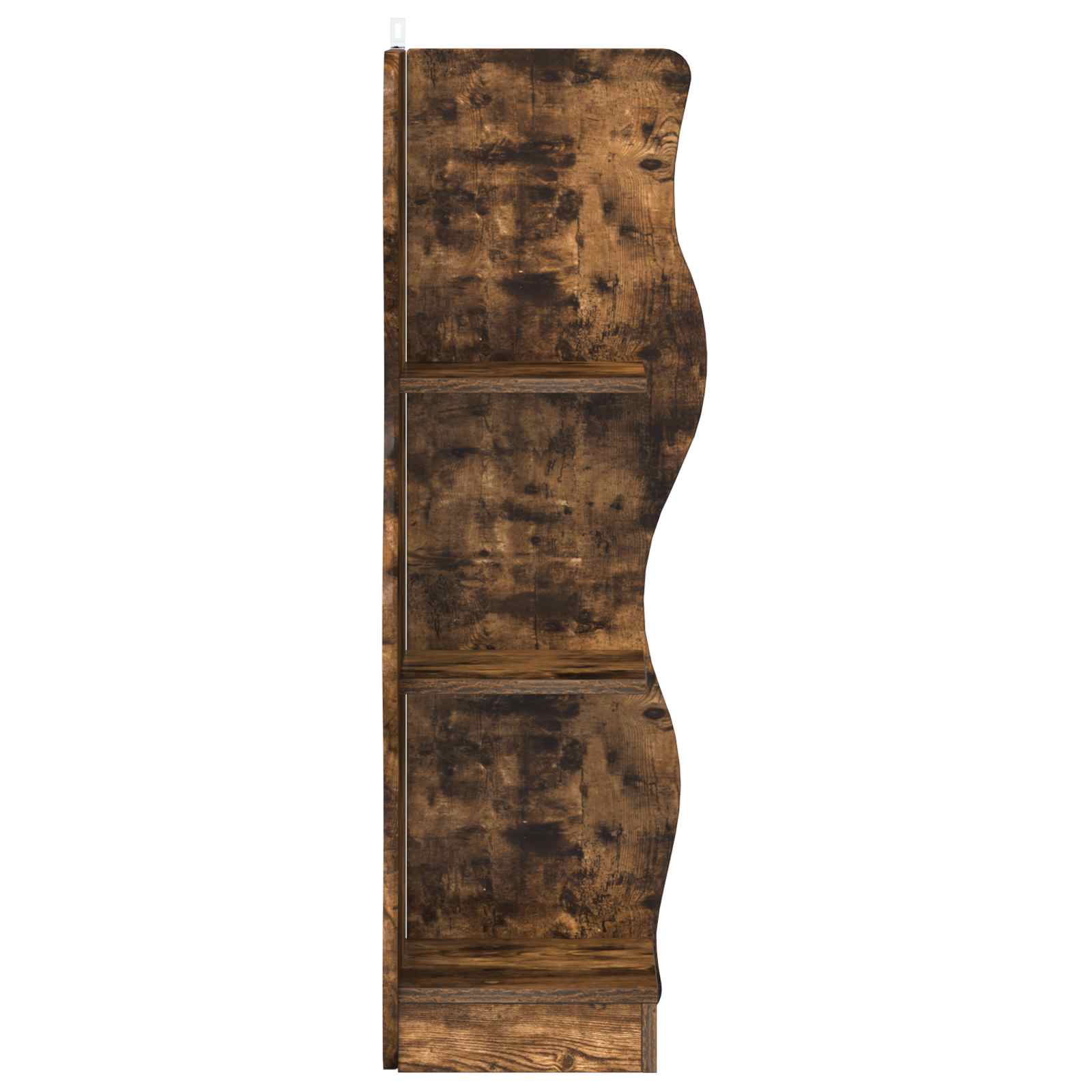 Mensola angolare con lo scaffale Rovere Fumo 34 x 33 x 102 cm | homemem39