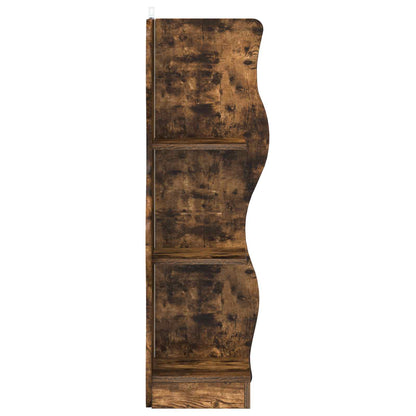 Mensola angolare con lo scaffale Rovere Fumo 34 x 33 x 102 cm | homemem39