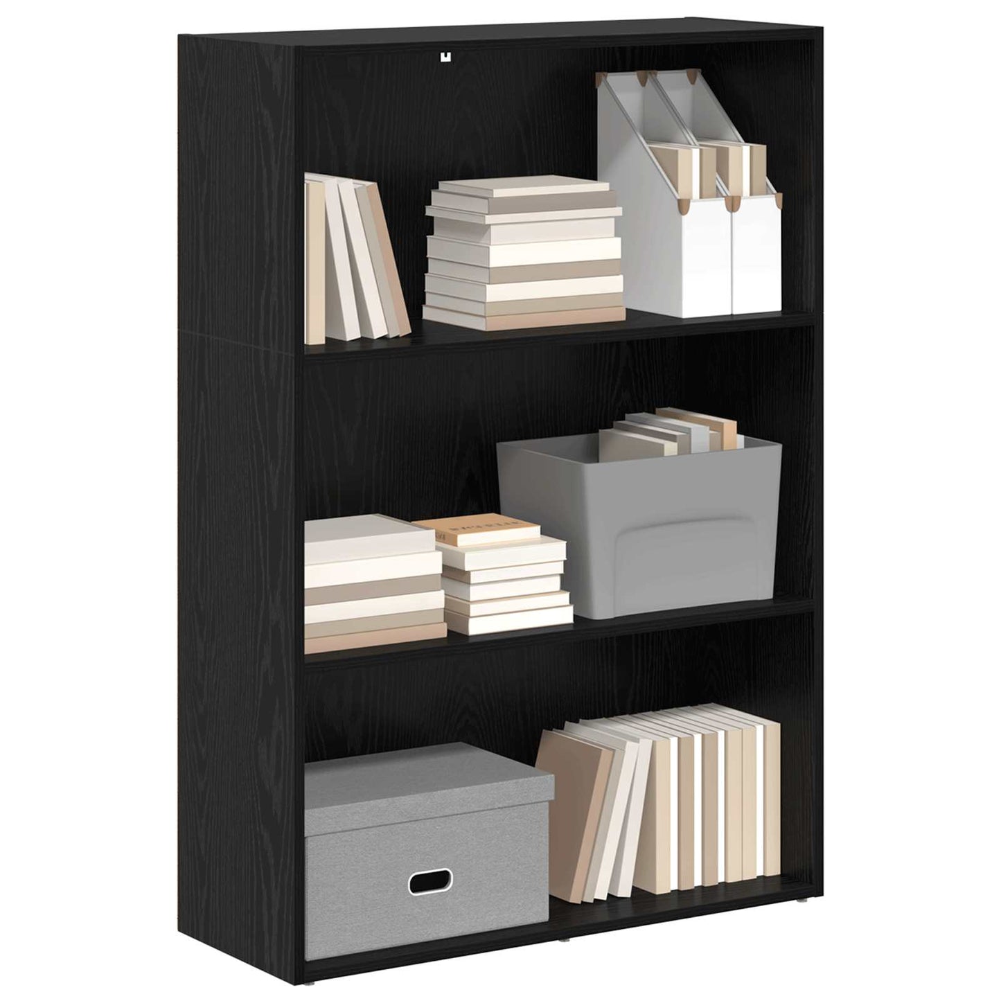 Libreria Rovere Nero 60 x 30 x 76.5 cm Legno multistrato