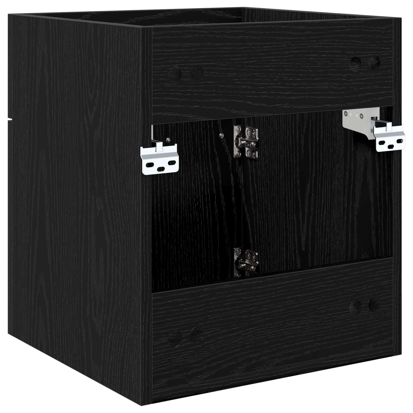Armadio sottolavello con porta Rovere Nero 41 x 38,5 x 46 cm | homemem39