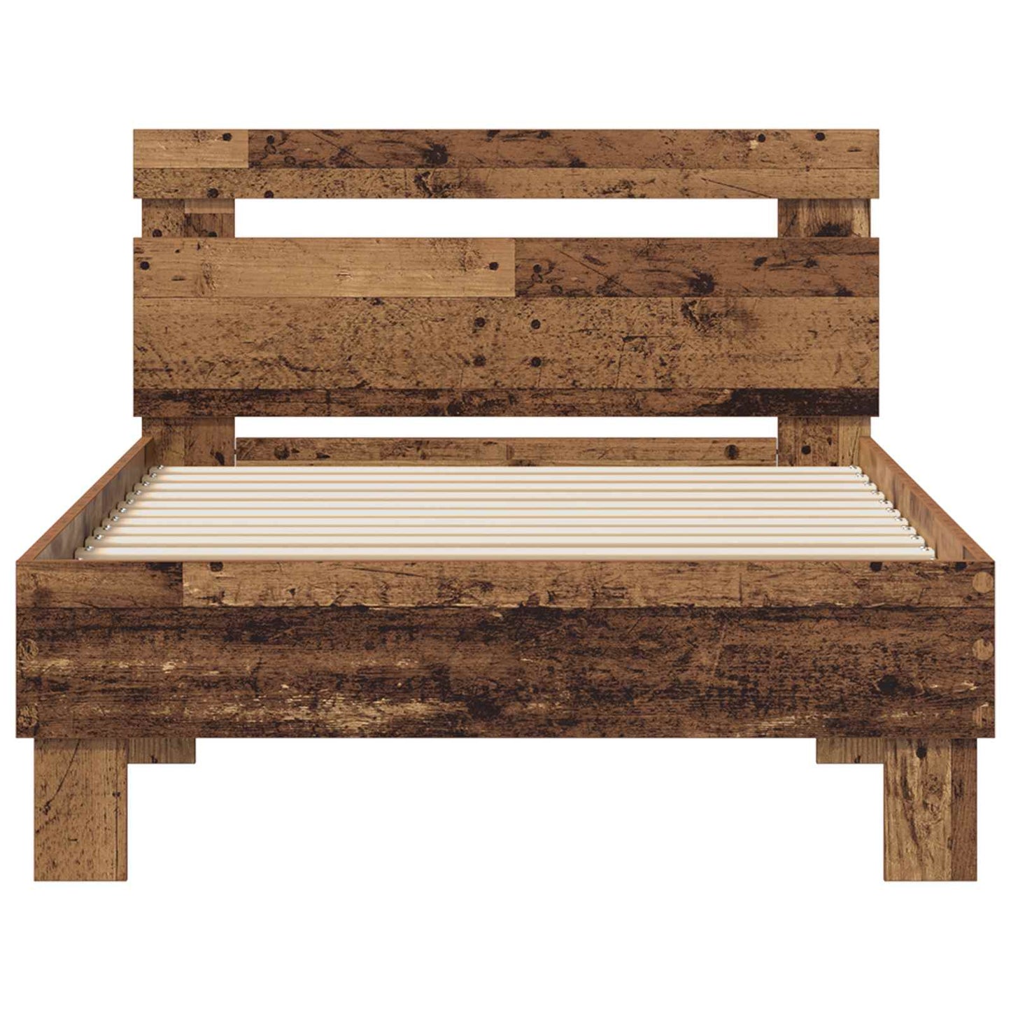 Struttura del letto Legno vecchio 75 x 190 cm Legno multistrato