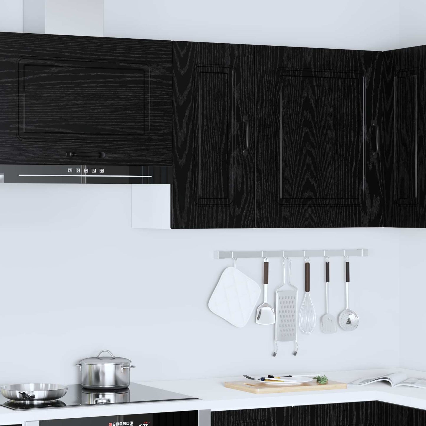 Pannello lavastoviglie Kalmar Rovere Nero 30 x 31 x 60 cm | homemem39