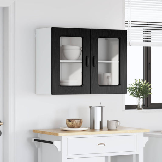 Pannello lavastoviglie Kalmar Rovere Nero 80 x 31 x 60 cm | homemem39