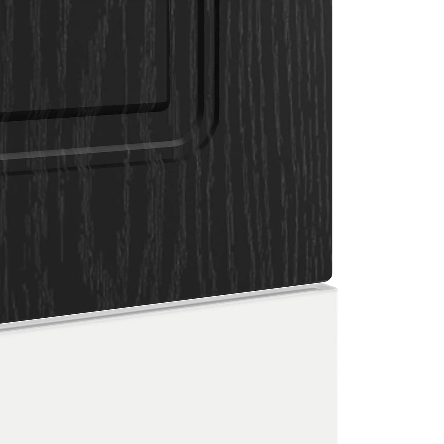 Pannello lavastoviglie Kalmar Rovere Nero 60 x 1,5 x 57 cm | homemem39