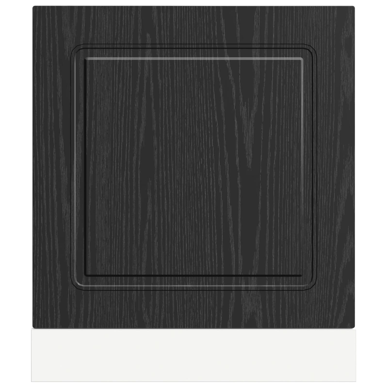 Pannello lavastoviglie Kalmar Rovere Nero 60 x 1,5 x 57 cm | homemem39