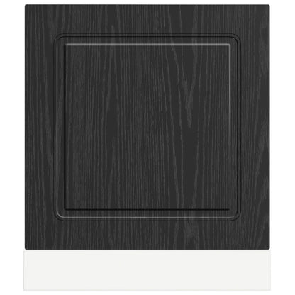 Pannello lavastoviglie Kalmar Rovere Nero 60 x 1,5 x 57 cm | homemem39