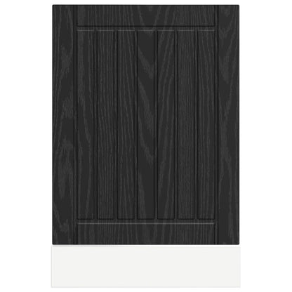 Pannello lavastoviglie Lucca Rovere Nero 45 x 1,5 x 57 cm | homemem39