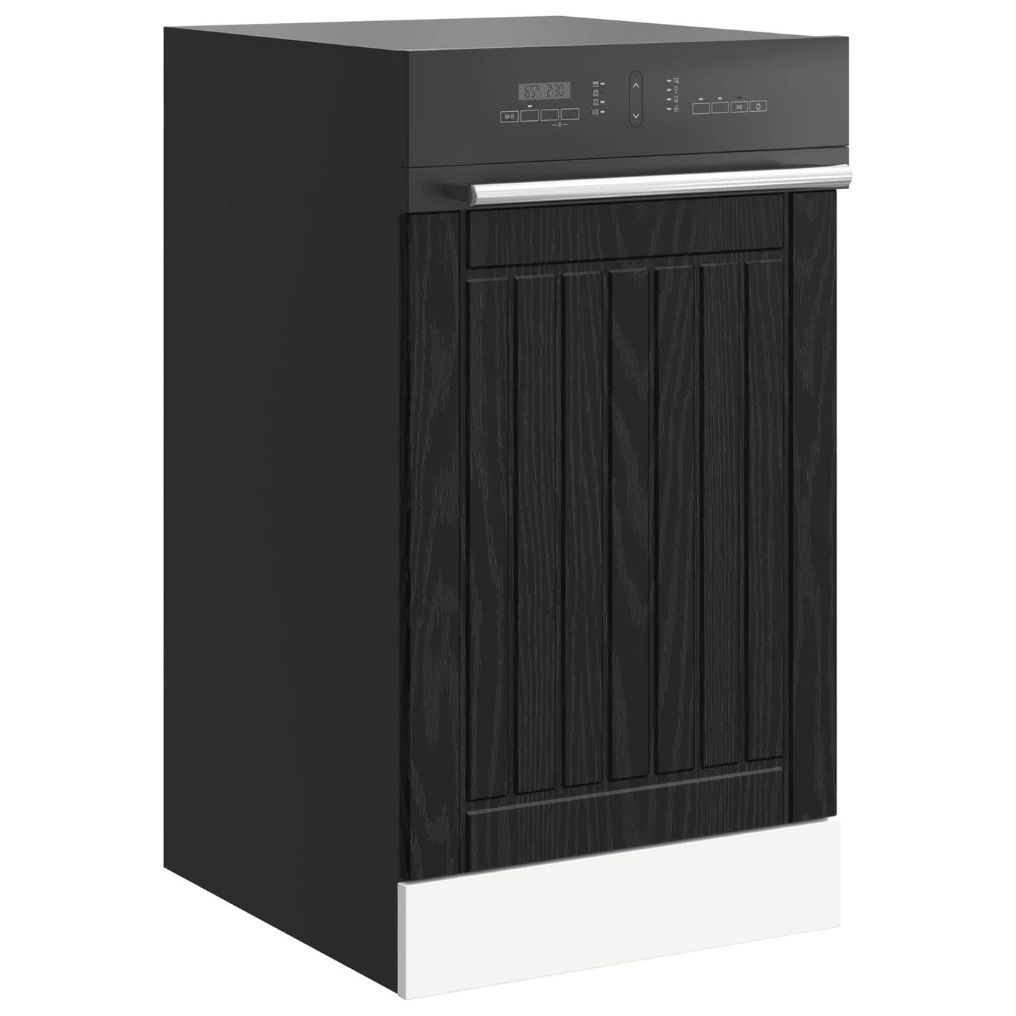 Pannello lavastoviglie LUCCA Rovere Nero 45 x 1,5 x 57 cm
