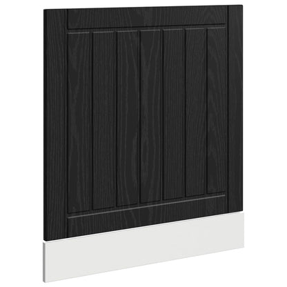 Pannello lavastoviglie Lucca Rovere Nero 60 x 1,5 x 57 cm | homemem39