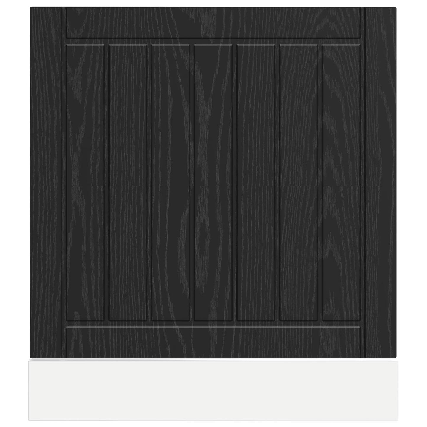 Pannello lavastoviglie Lucca Rovere Nero 60 x 1,5 x 57 cm | homemem39