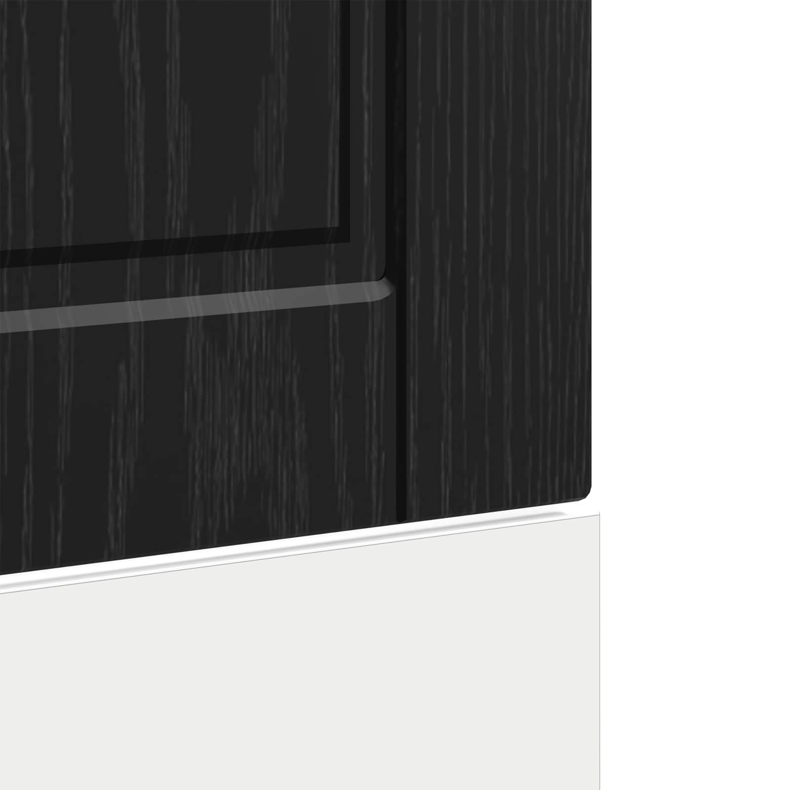 Pannello lavastoviglie con porta Rovere Nero 45 x 1,5 x 57 cm | homemem39