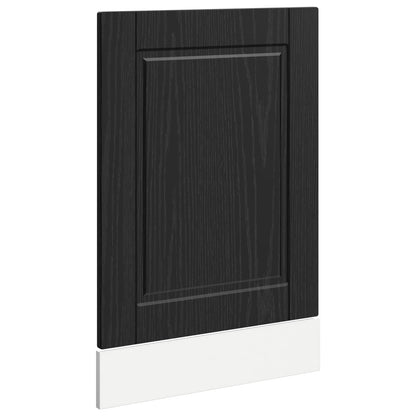 Pannello lavastoviglie con porta Rovere Nero 45 x 1,5 x 57 cm | homemem39