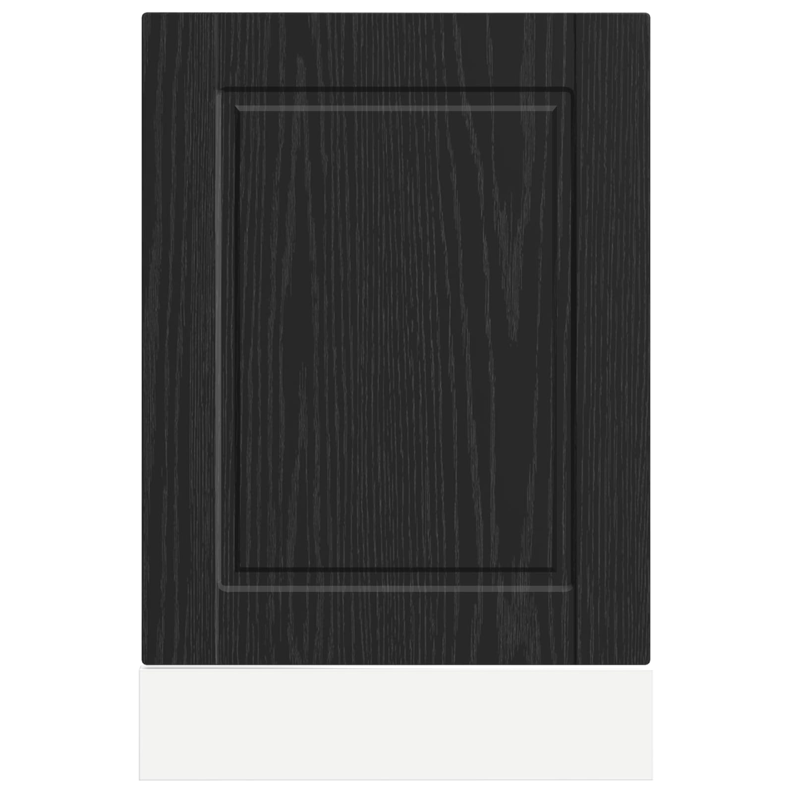 Pannello lavastoviglie con porta Rovere Nero 45 x 1,5 x 57 cm | homemem39
