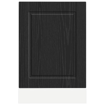 Pannello lavastoviglie con porta Rovere Nero 45 x 1,5 x 57 cm | homemem39