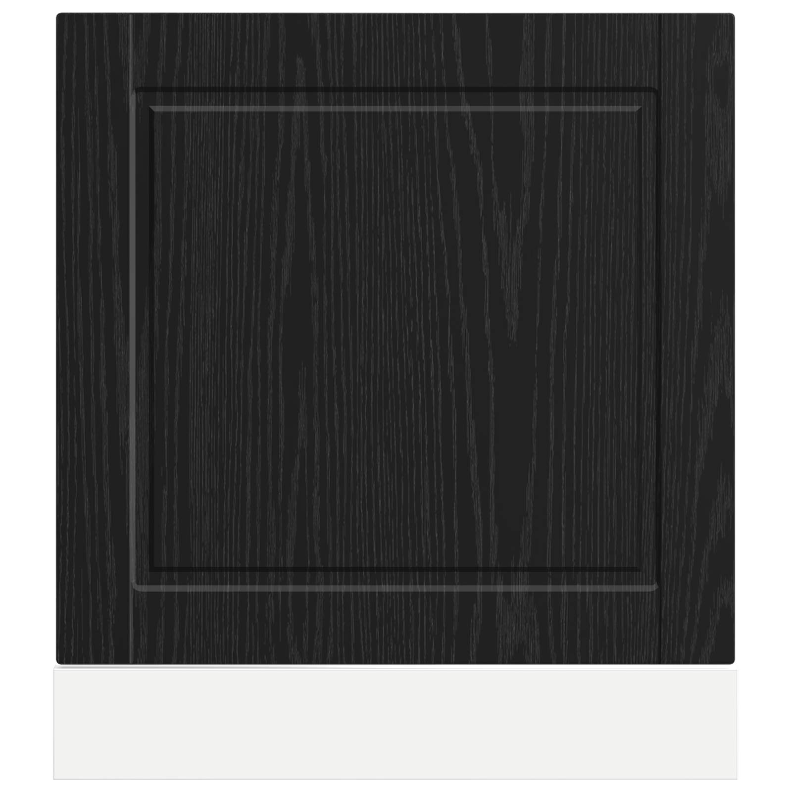Pannello lavastoviglie con porta Rovere Nero 60 x 1,5 x 57 cm | homemem39