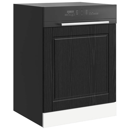 Pannello lavastoviglie con porta Rovere Nero 60 x 1,5 x 57 cm | homemem39