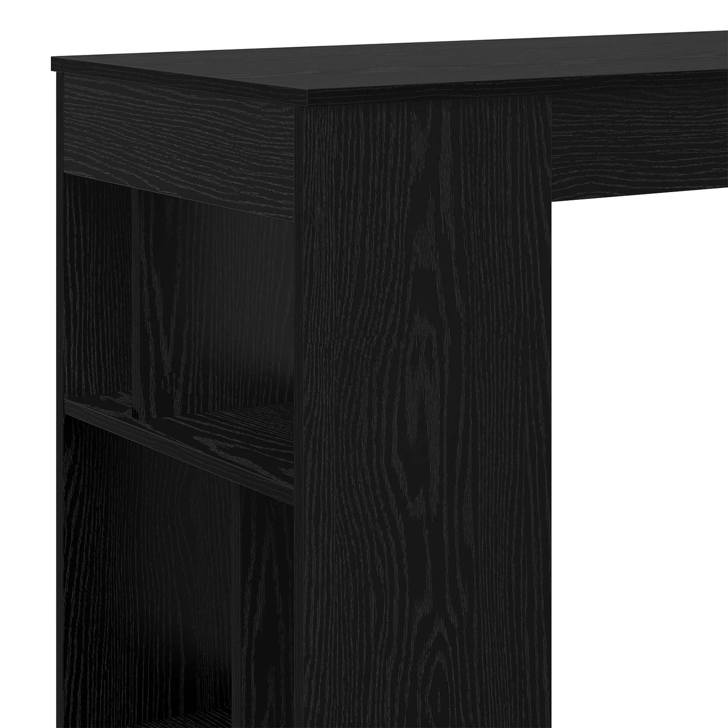 Tavolo da bar Rovere Nero 102 x 50 x 103,5 cm Legno multistrato