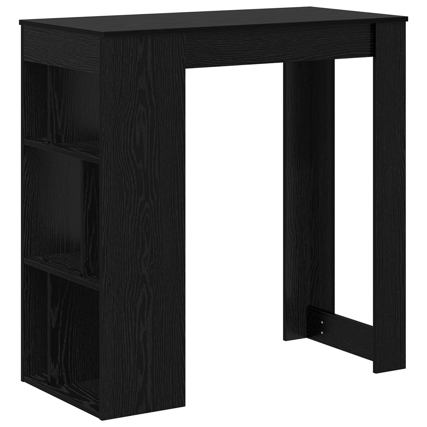 Tavolo da bar Rovere Nero 102 x 50 x 103,5 cm Legno multistrato