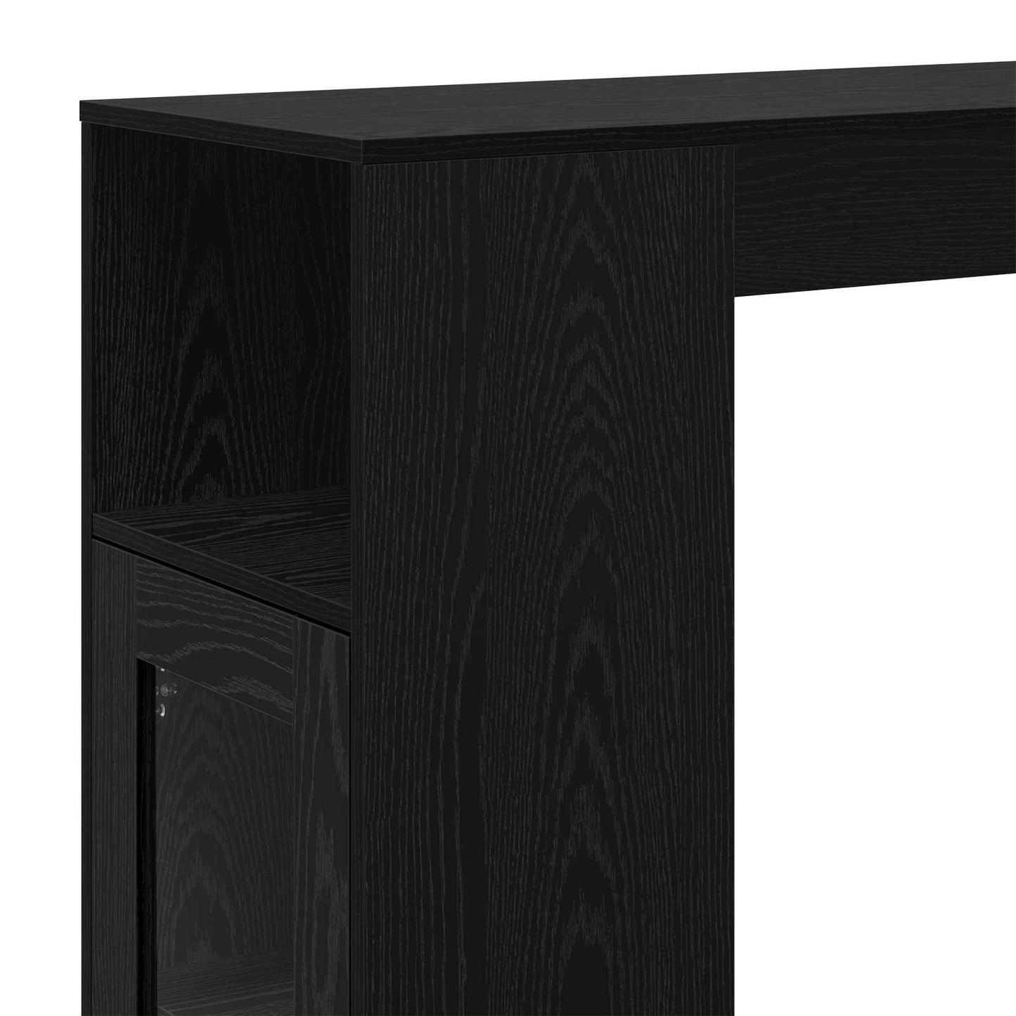 Tavolo da bar Rovere Nero 101 x 40 x 103,5 cm Legno multistrato