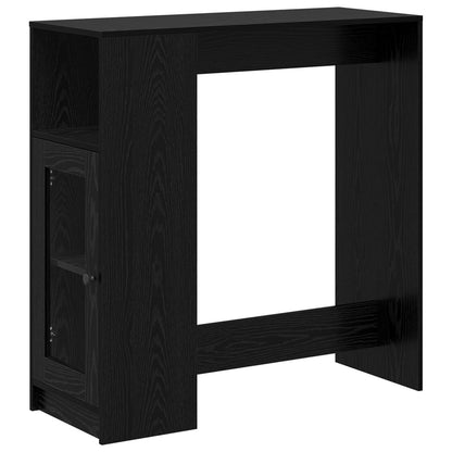 Tavolo da bar Rovere Nero 101 x 40 x 103,5 cm Legno multistrato